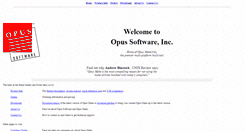 Desktop Screenshot of opussoftware.com