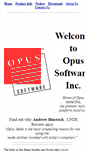 Mobile Screenshot of opussoftware.com