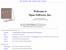 Tablet Screenshot of opussoftware.com